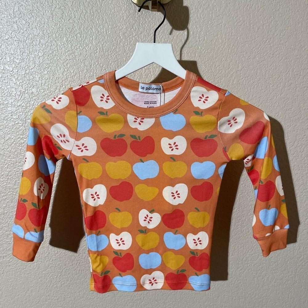 La Paloma Kids Apple Print Pajama